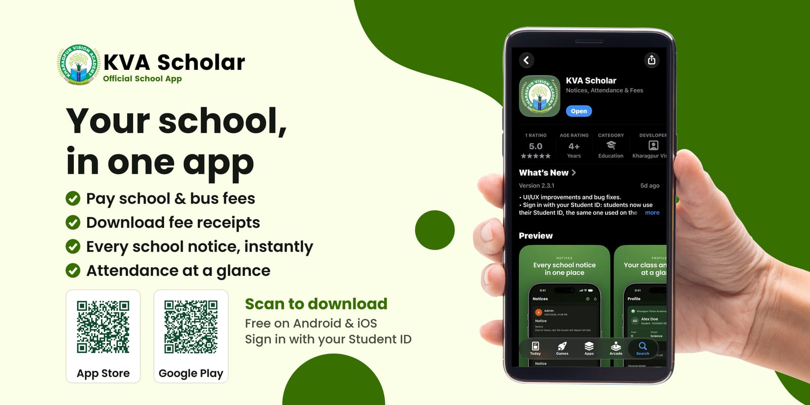 Dedicated App for Students